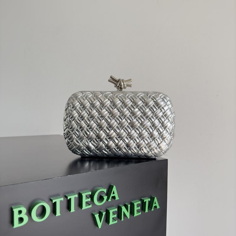Bottega Veneta Clutches Bags 717622 Silver